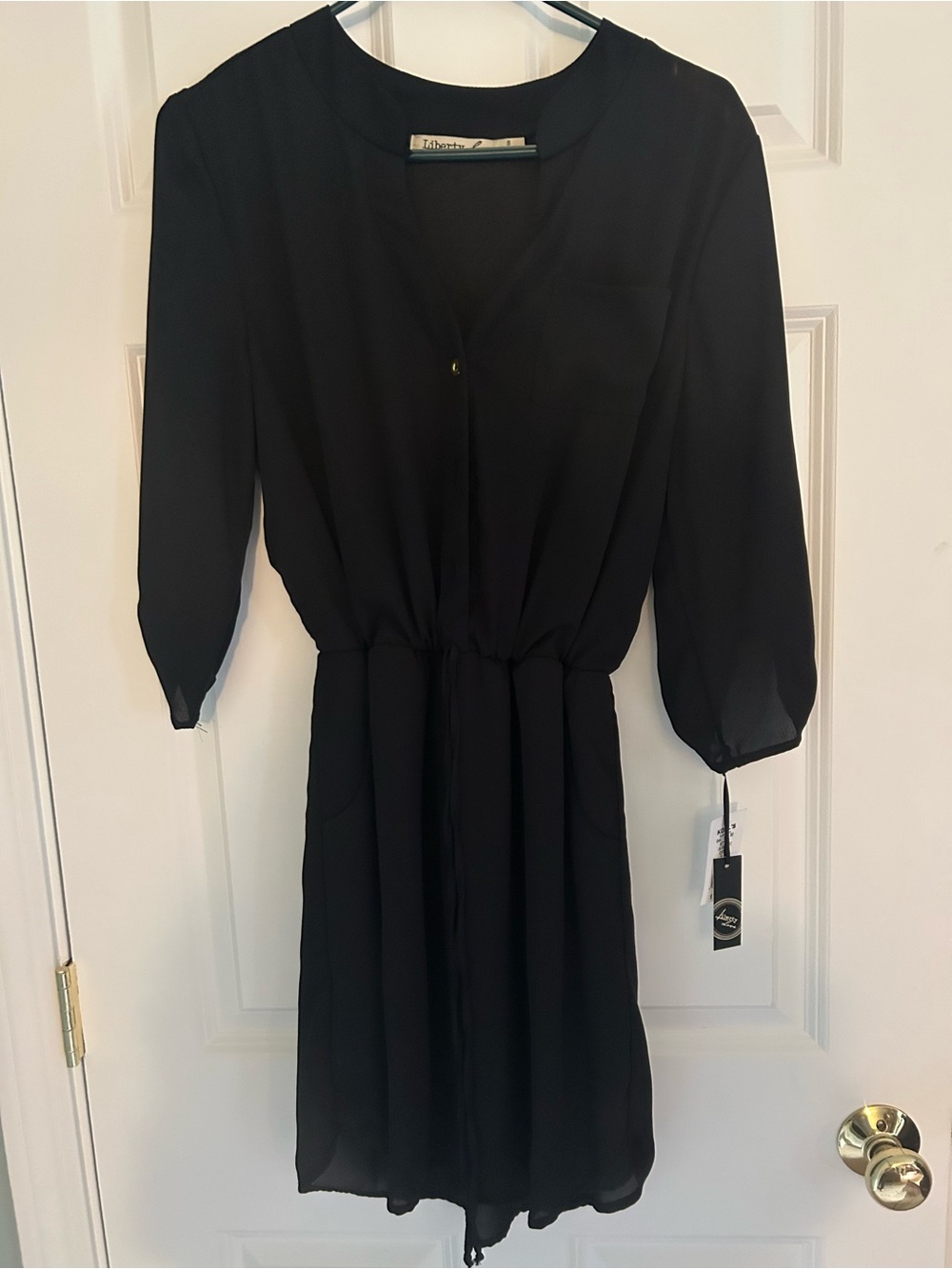 Liberty Love Black Dress Size 8